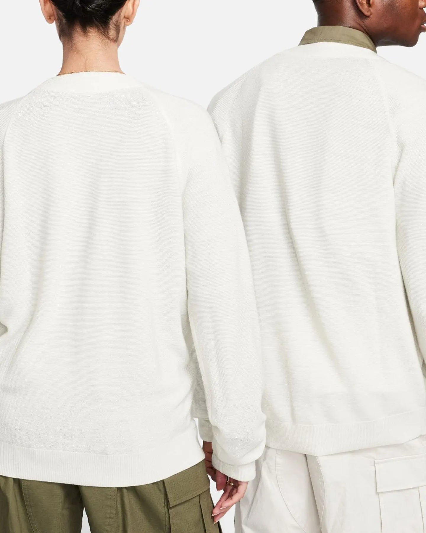 Nike SB Cardigan - Light Bone / White Sweaters