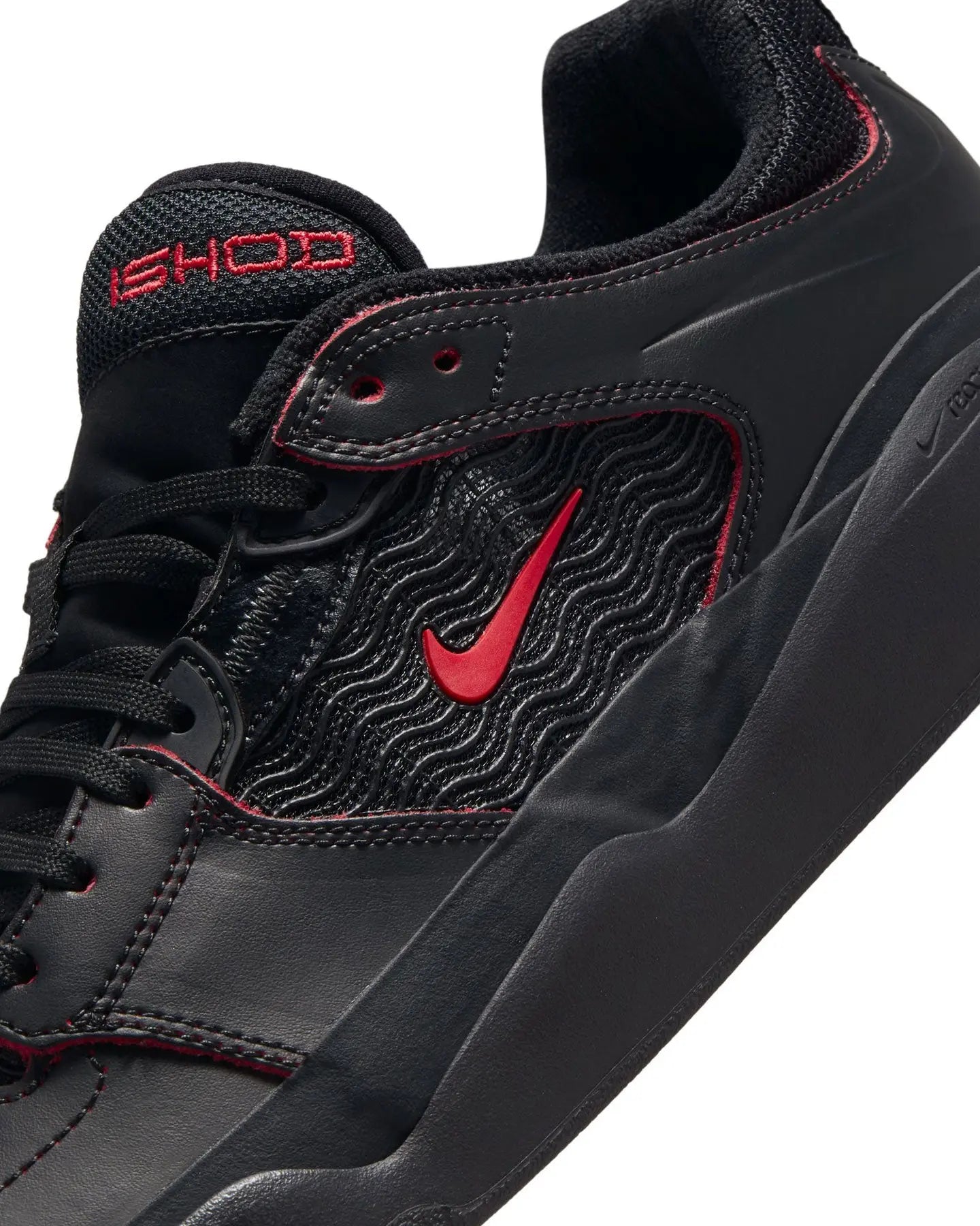 Nike SB Ishod PRM - Black / University Red / Black Footwear