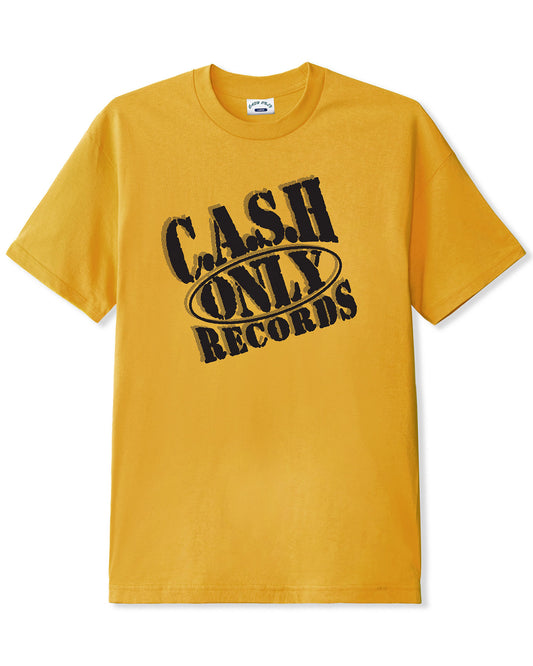 Cash Only Records SS Tee - Gold