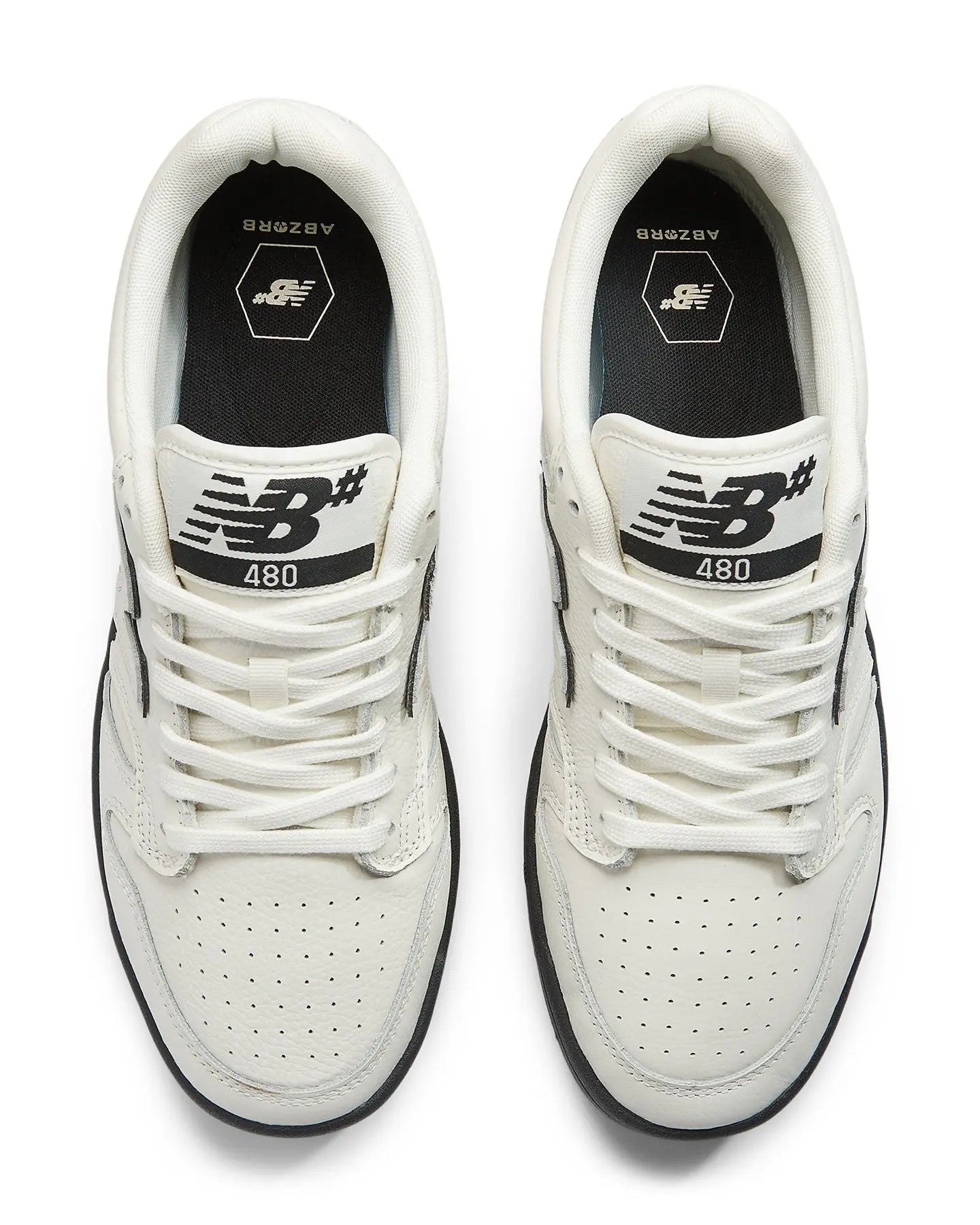 New Balance 480 - White / Black Footwear