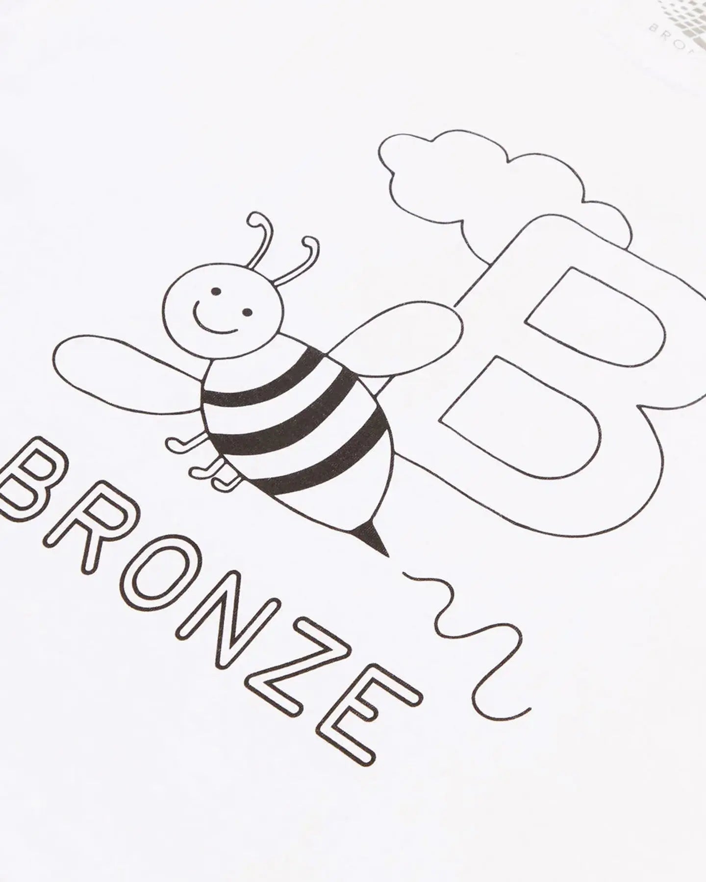 Bronze B Is For Bronze SS Tee - White SS Tees