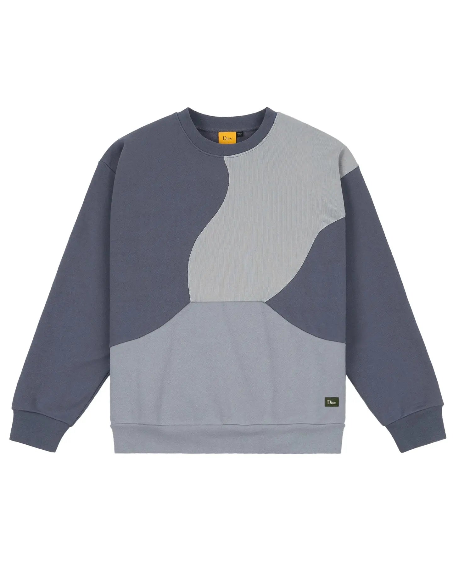 Dime Volcanic Crewneck - Dusty Blue Sweaters