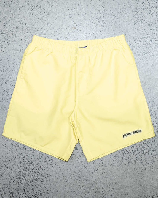 fucking awesome baggy hiking short yellow
