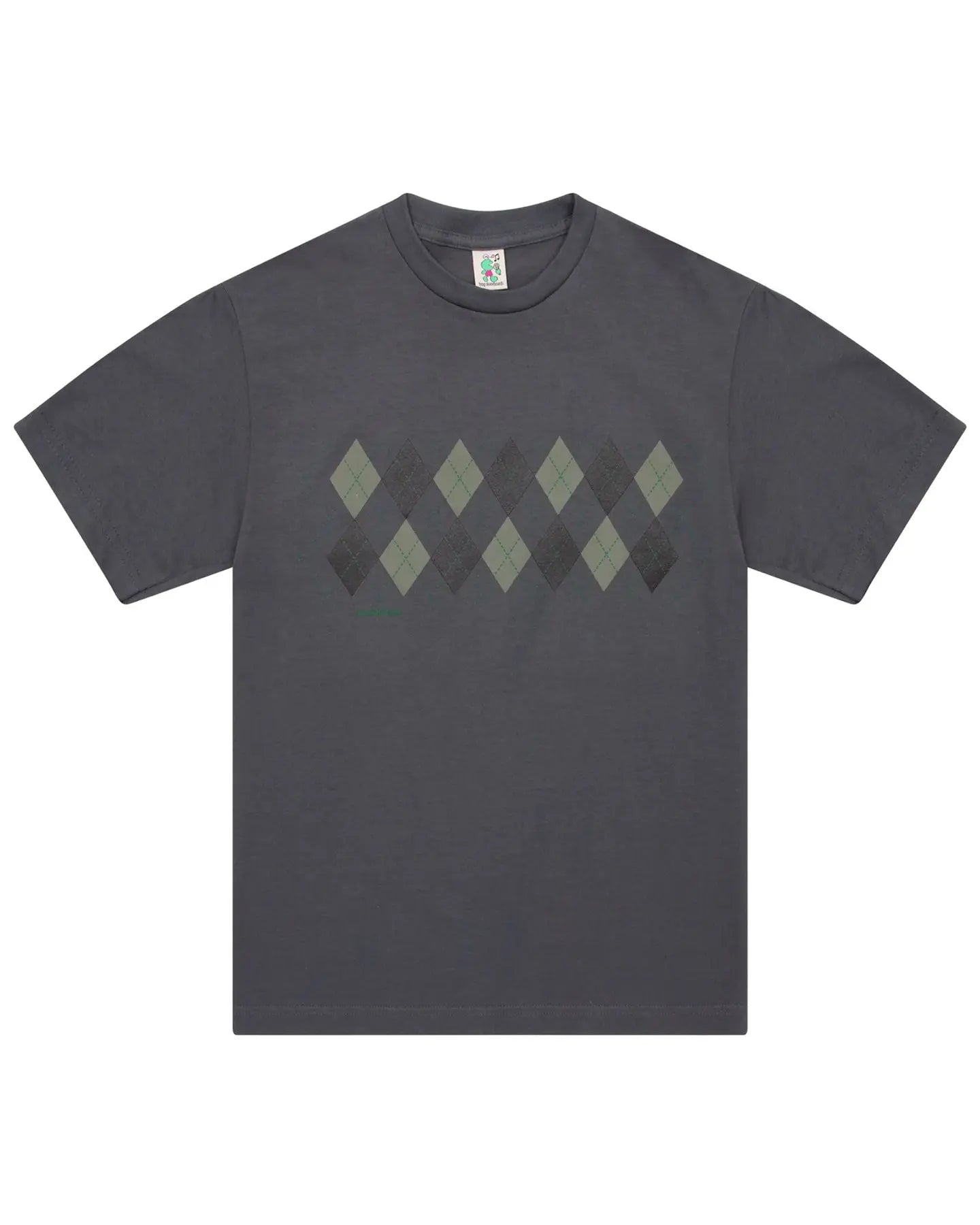 Frog Total Argyle SS Tee - Charcoal SS Tees