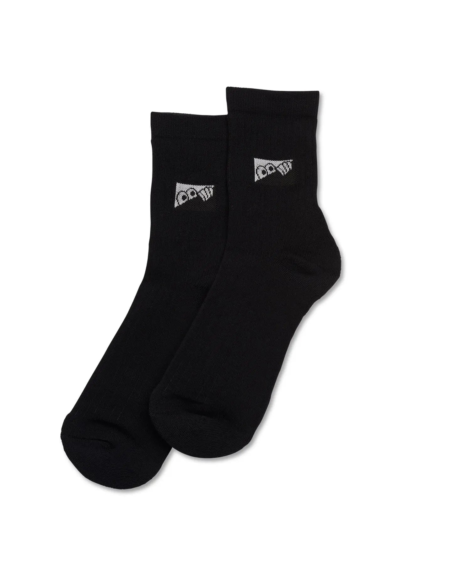 Last Resort Heel Tab Dress Socks - Black Footwear