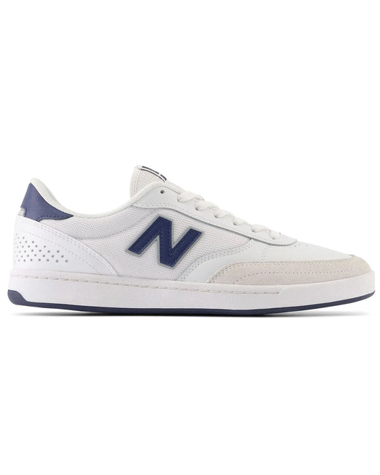 New Balance 440 - White / Navy Footwear