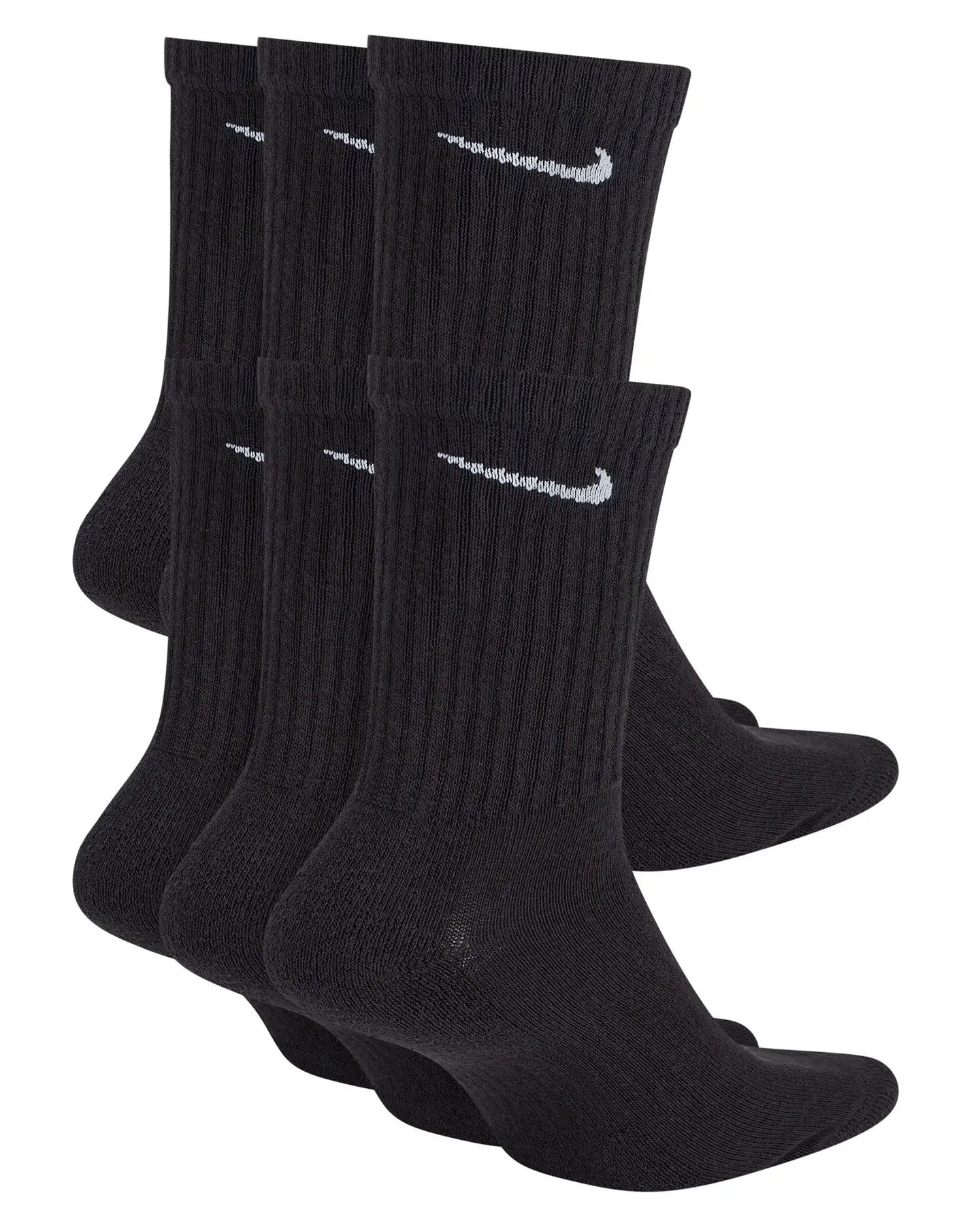 Nike Everyday Cushioned Sock 6 Pack - Black / White – U.P.S.