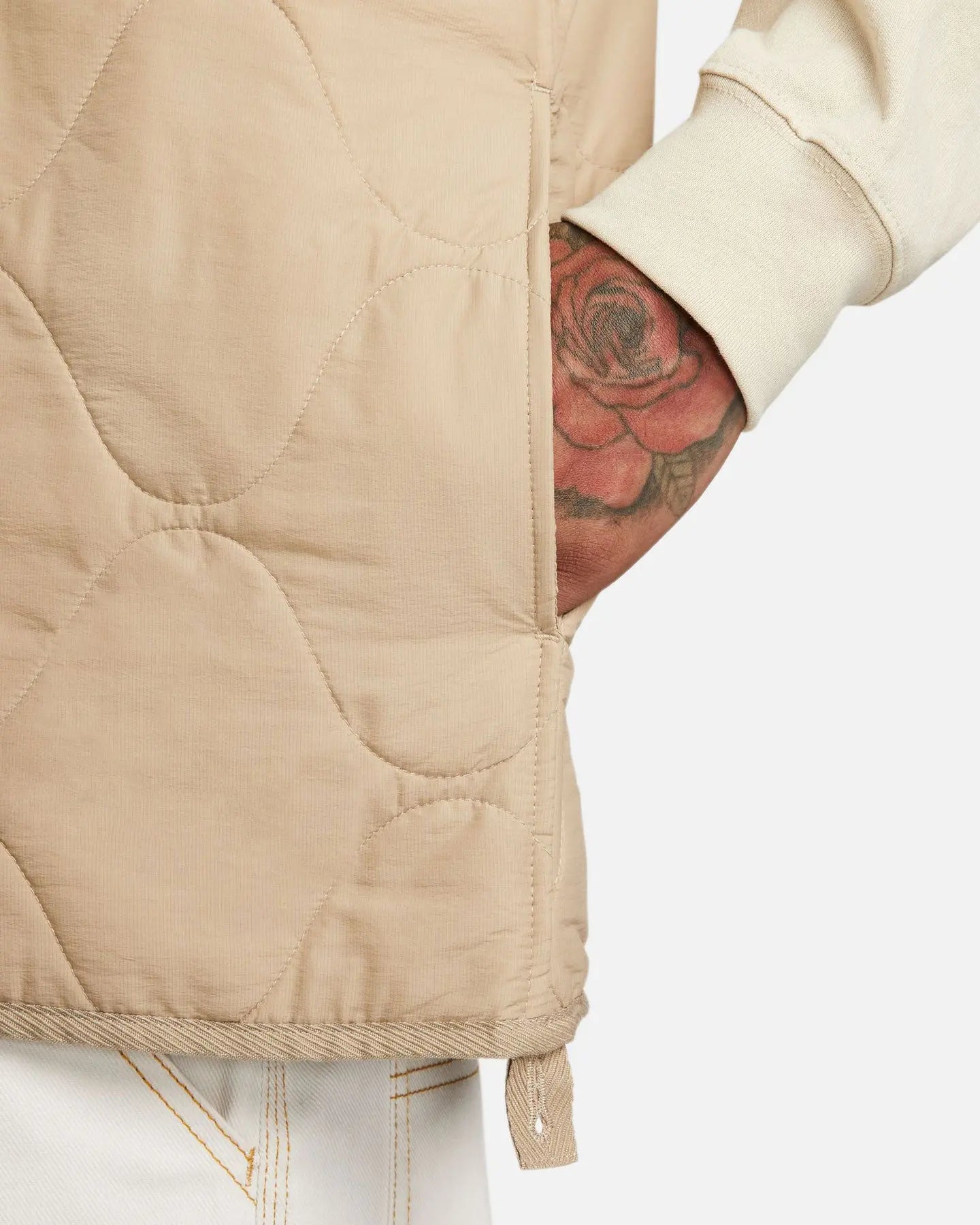 Nike Life Woven Insulated Military Vest - Khaki Jackets
