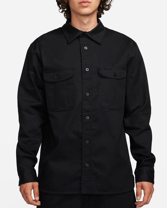 Nike SB Tanglin LS Shirt - Black Shirts