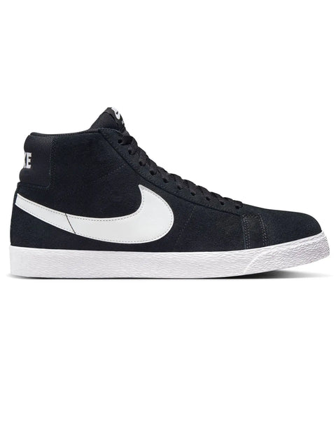 Nike blazer mid 77 black hot sale and white