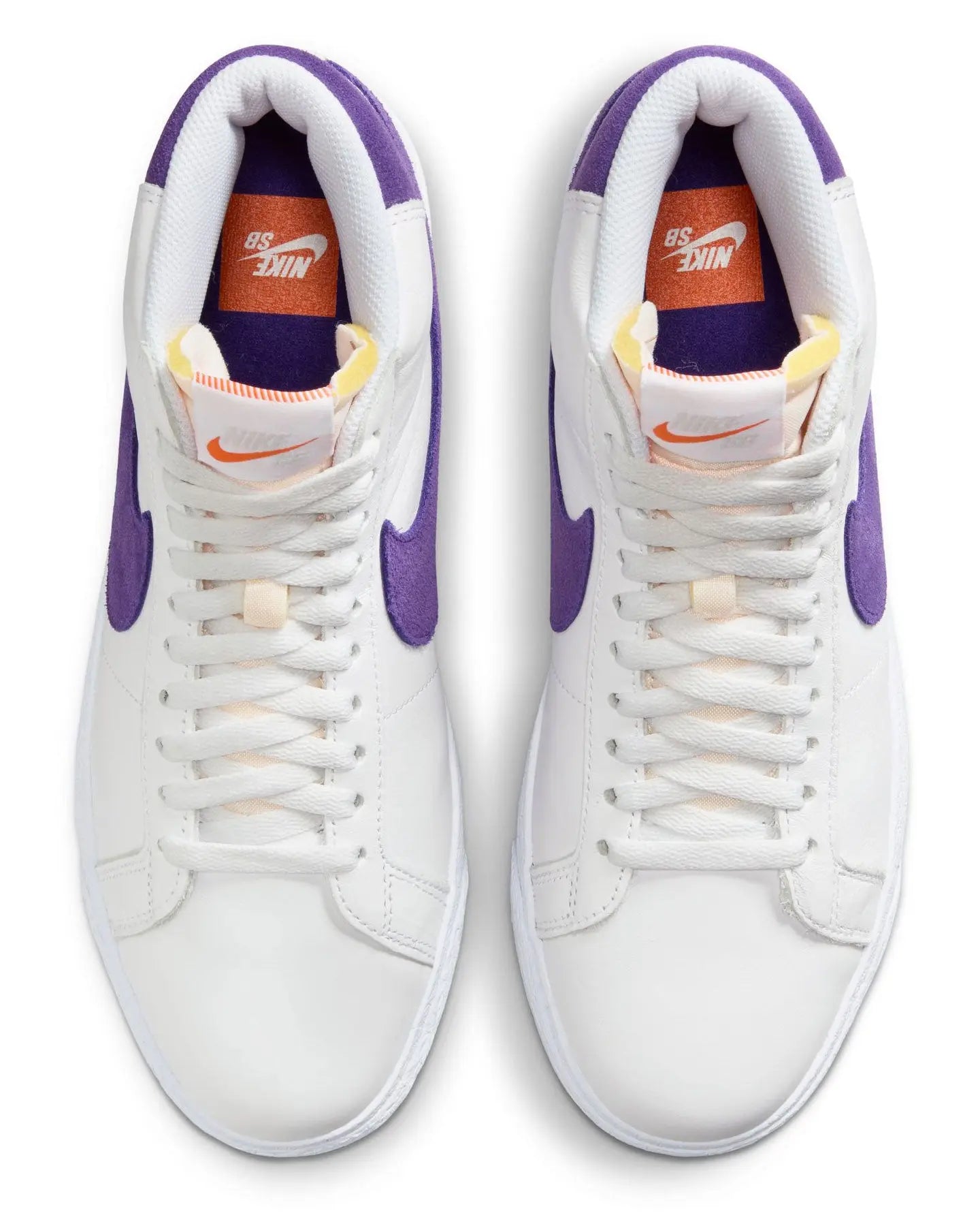 Nike SB Zoom Blazer Mid ISO - White / Court Purple / Gum Footwear