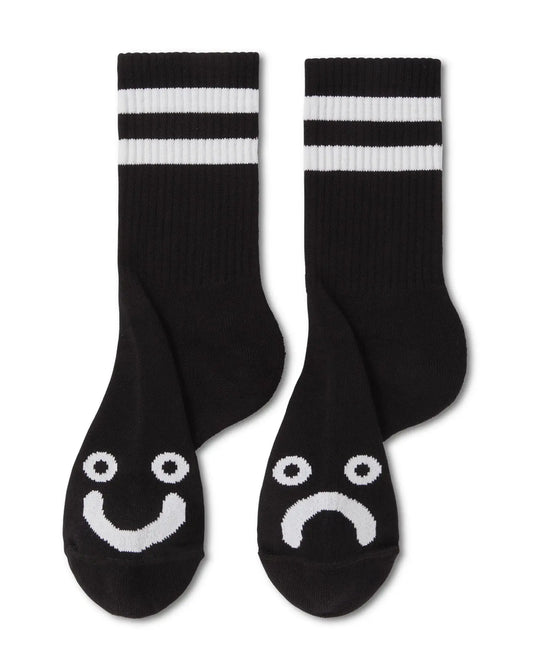 Polar Happy Sad Socks - Black Socks