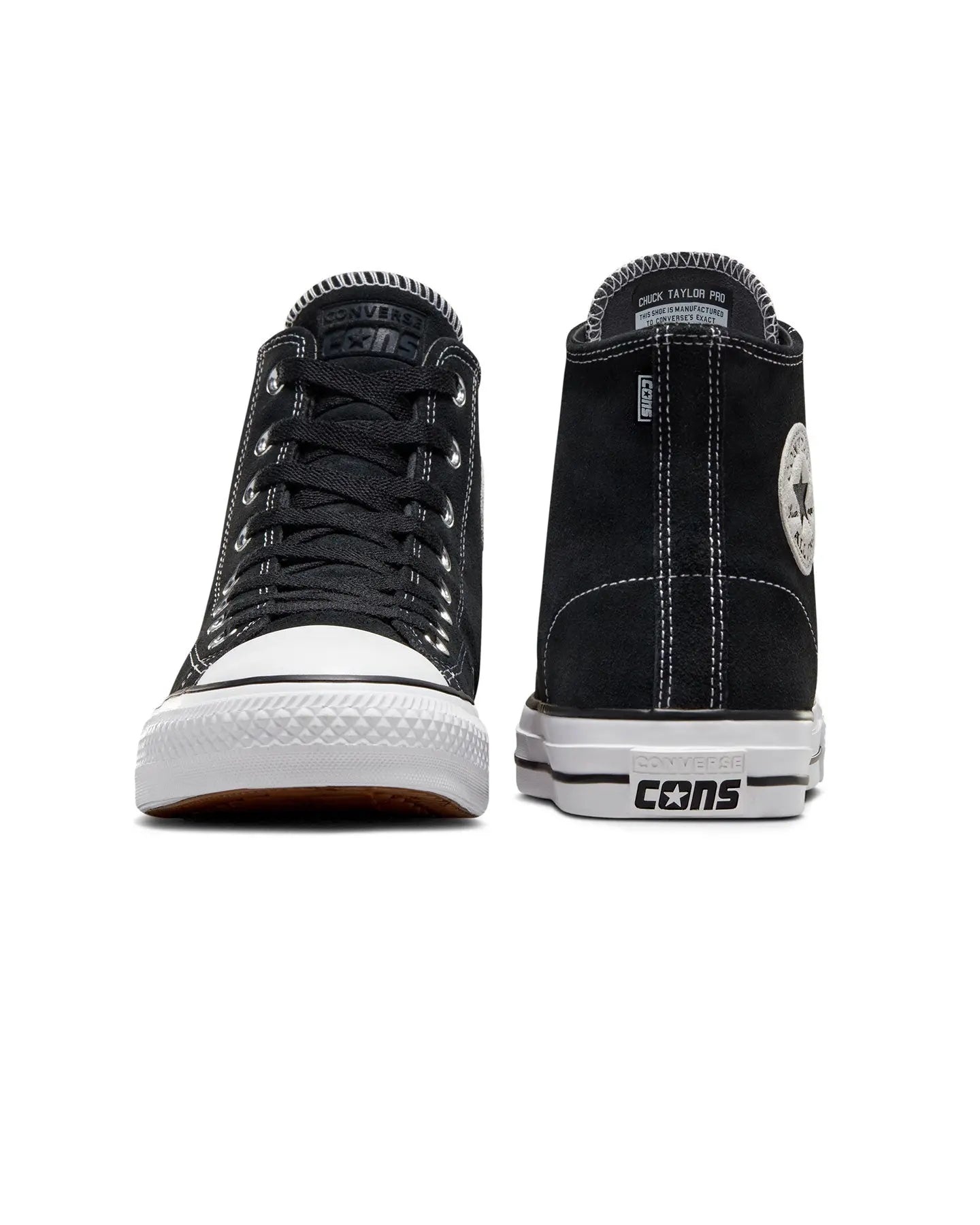 Cons CTAS Pro Hi Suede - Black / White Footwear