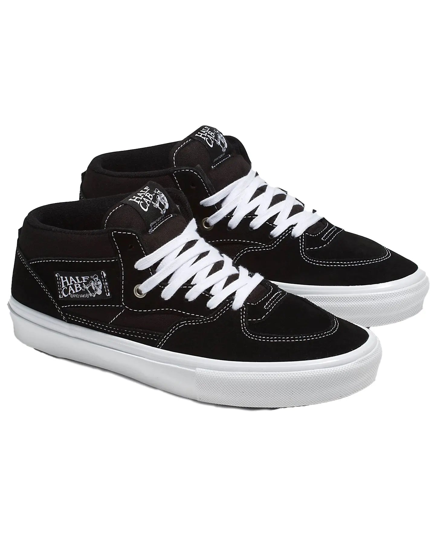 Vans Skate Half Cab - Black / White Footwear