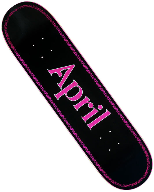 April OG Logo Deck - Black / 8.25"