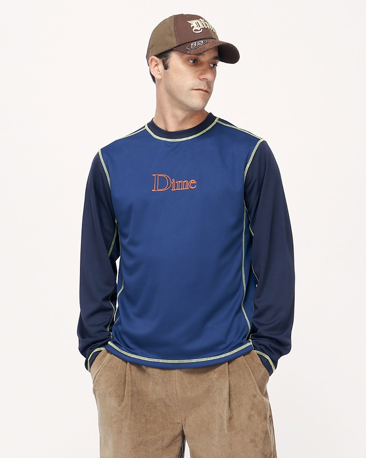 Dime Athletic LS Tee - Navy