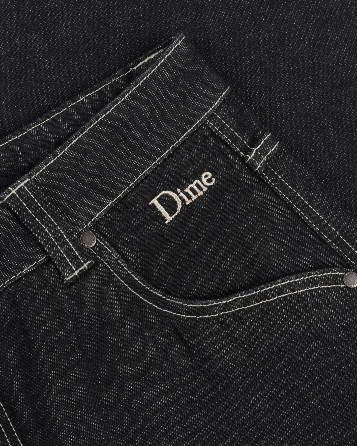 Dime Classic Baggy Denim Pants - Black Wash