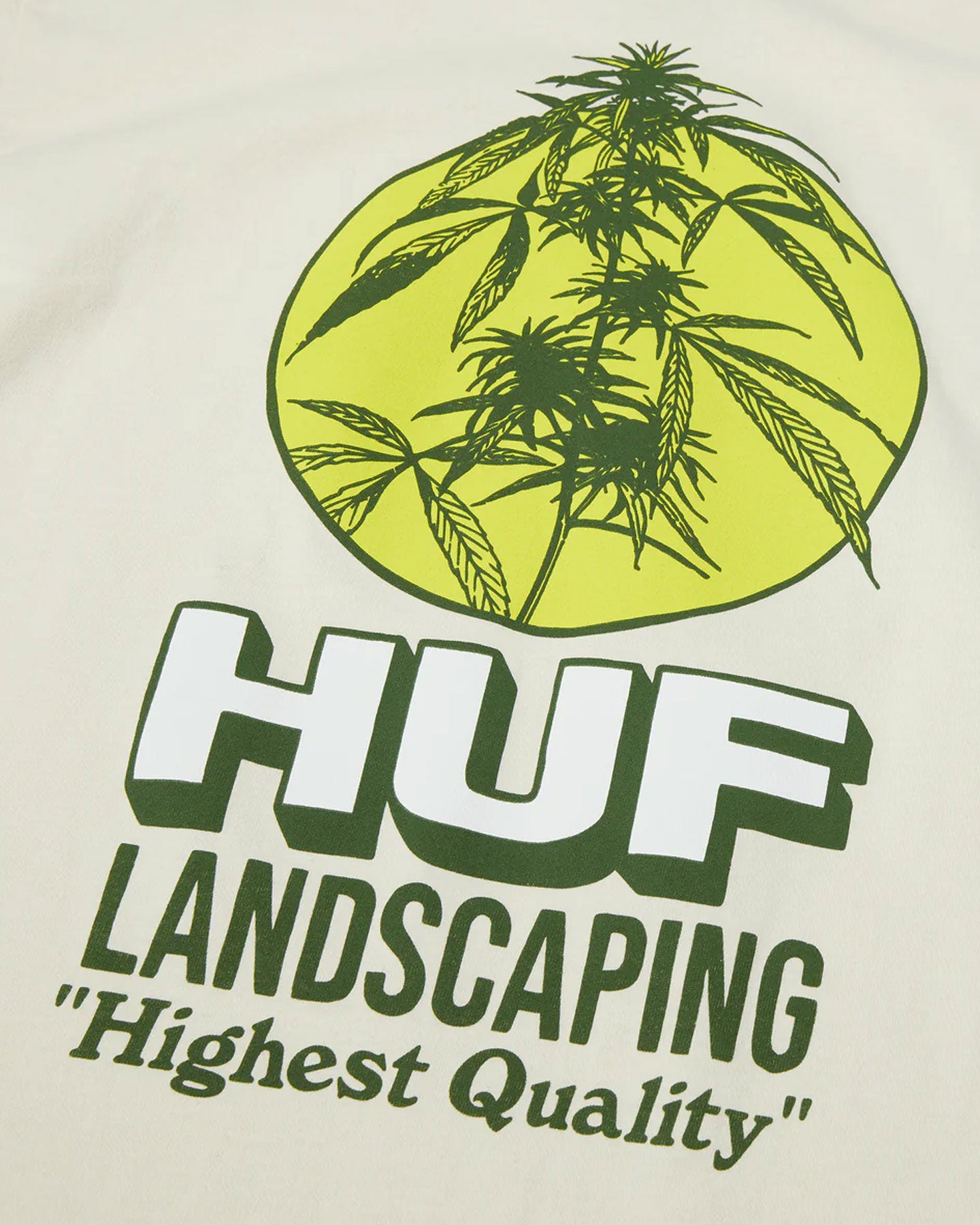 HUF Landscaping SS Tee - Bone