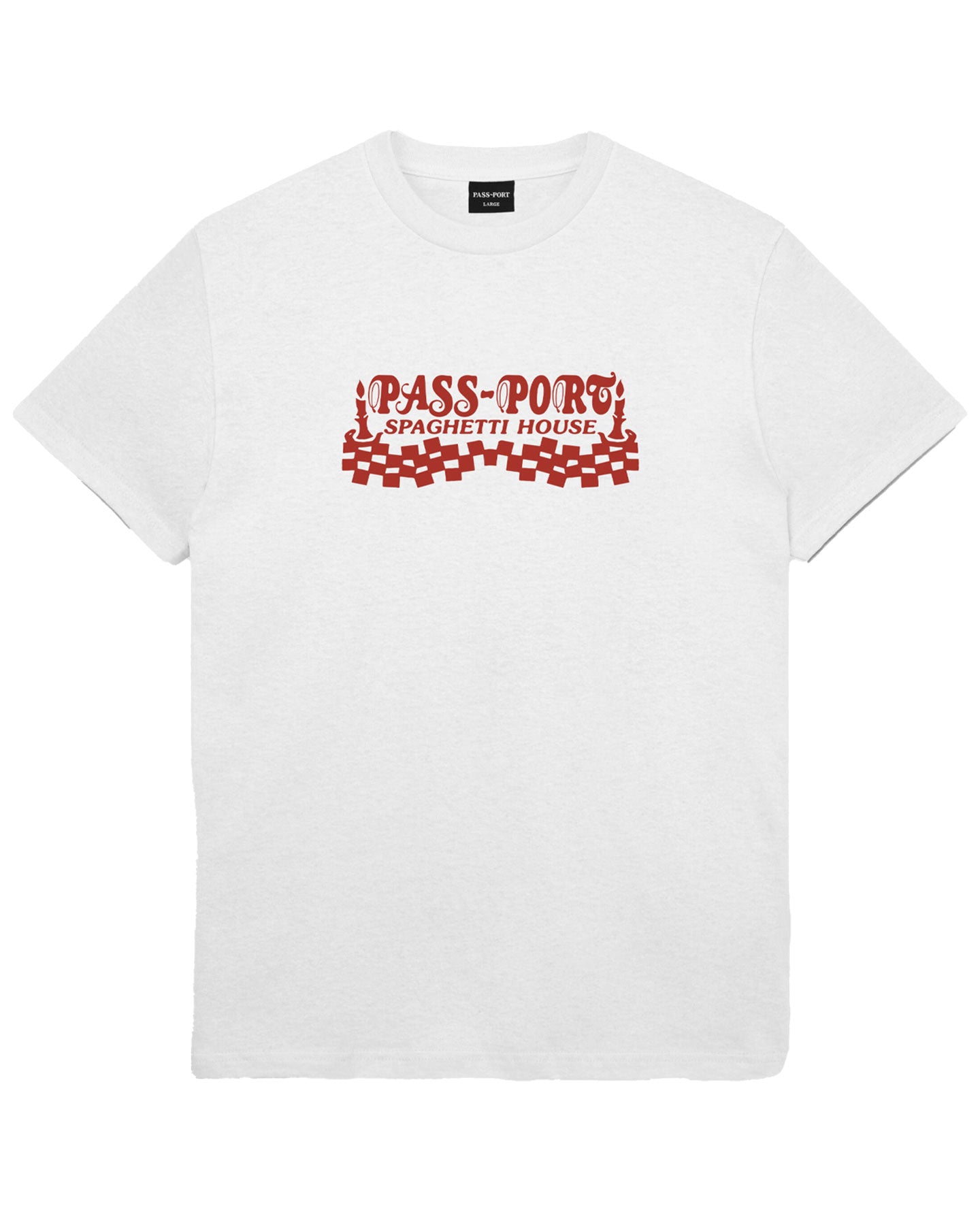 Pass Port Spag House SS Tee - White